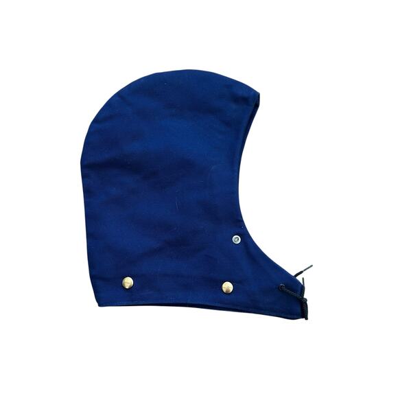 Vintage Carhartt Navy Blue Canvas Detachable Hood - Picture 1 of 6